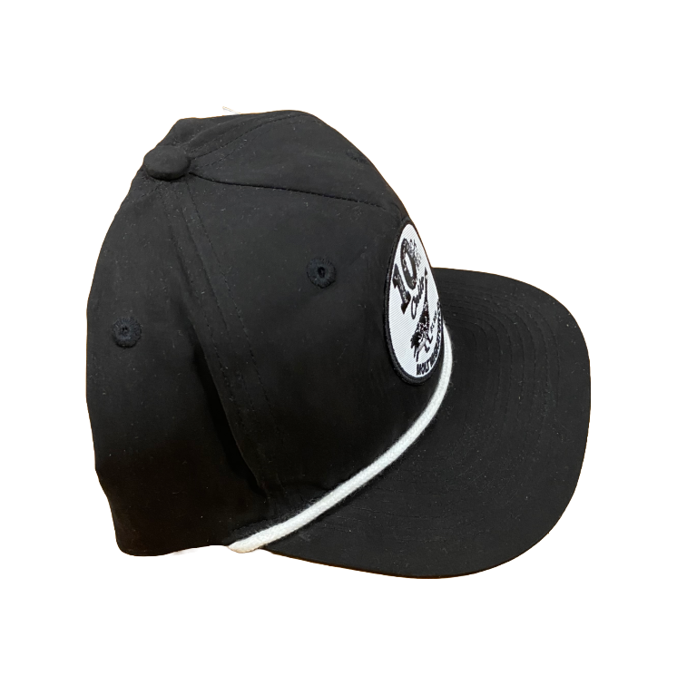10k Black & White Classic Rope Hat
